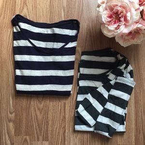 Loft || 2 long sleeve shirts